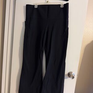 Athleta Black Salutation Stash Flare Pants